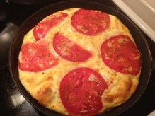 potatoes, frittata, eggs, breakfast, brunch, tomatoes, cheese, recipe, homemade