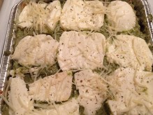 roasted vegetable lasagna, vegetarian, pesto lasagna, lea craft spencer, lea spencer