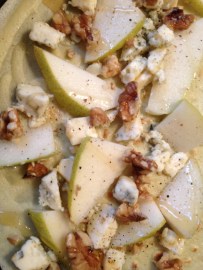 crepes, recipes, walnut, pear, bleu cheese, arugula, lunch 